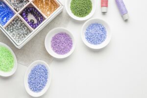 top-view-bead-working-essentials-with-copy-space